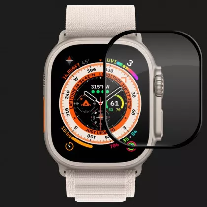 Захисне скло ZK Full Glass для Apple Watch Ultra (49mm) в Самборі