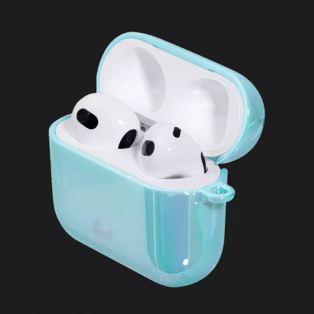 Чехол LAUT Holo для AirPods 3 (Blue)