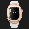 Корпус Golden Concept CL Rose Gold with White Band для Apple Watch 8/7 41mm