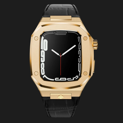 Корпус Golden Concept CL Gold with Black Band для Apple Watch 6/SE 44mm в Одесі