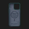Чехол Elements Njord Salmon Leather MagSafe для iPhone 14 Pro (Green)