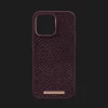 Чехол Elements Njord Salmon Leather MagSafe для iPhone 14 Pro (Rust)
