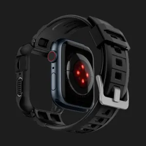 Чехол-ремешок Spigen Rugged Armor Pro для Apple Watch 44/45mm (Black)