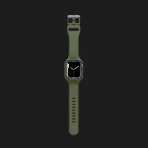 Чехол-ремешок Spigen Liquid Air Pro для Apple Watch 45mm (Moss Green) в Сваляве