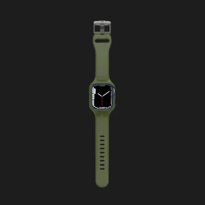 Чехол-ремешок Spigen Liquid Air Pro для Apple Watch 44/45mm (Moss Green) в Вараше