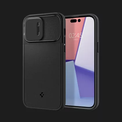Чехол Spigen Optik Armor MagSafe для iPhone 14 Pro Max (Black)