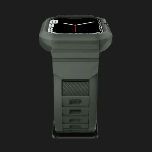 Чехол-ремешок Spigen Rugged Armor Pro для Apple Watch 44/45mm (Military Green) в Сваляве