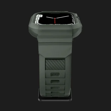 Чохол-ремінець Spigen Rugged Armor Pro для Apple Watch 44/45mm (Military Green) у Запоріжжі