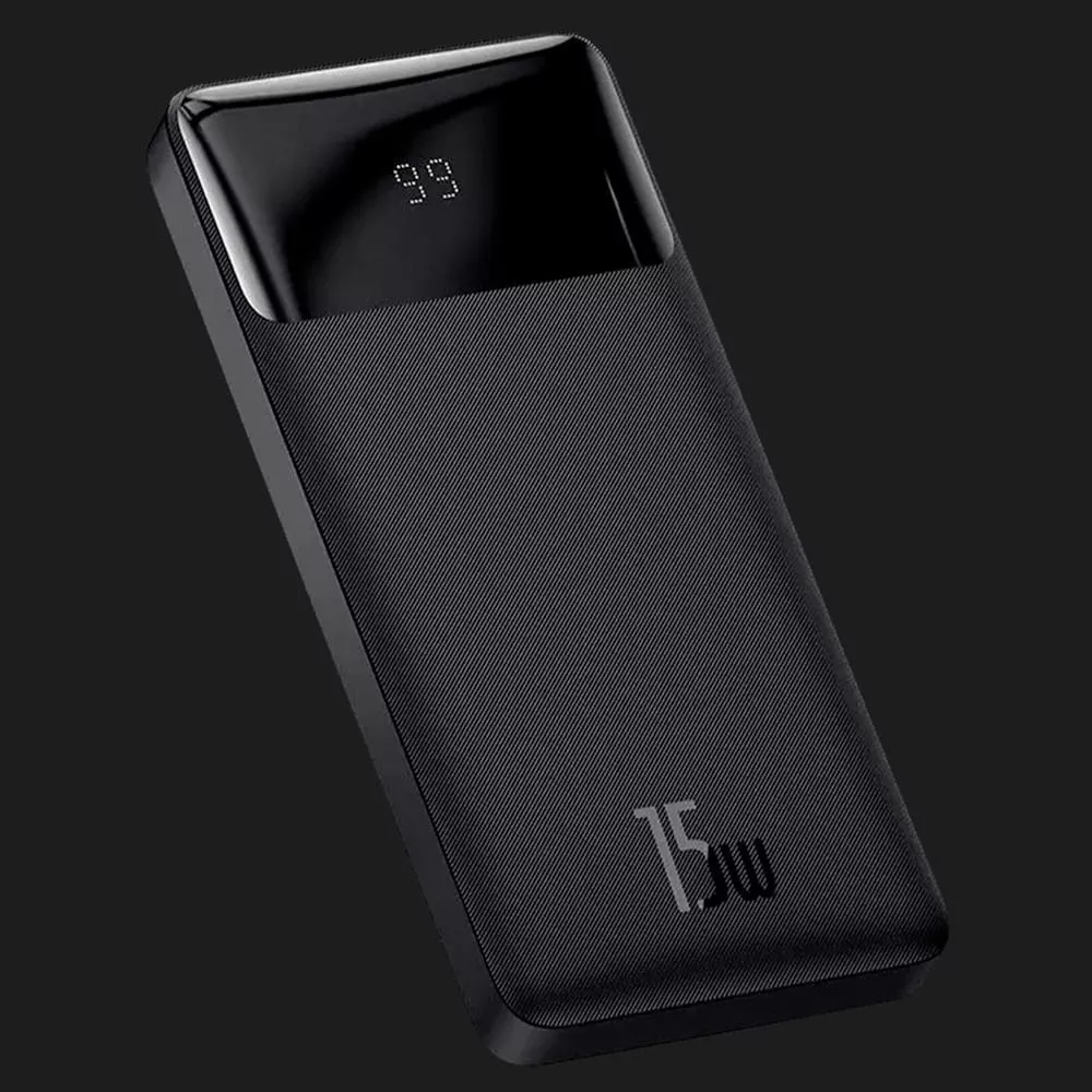 Портативный аккумулятор Baseus Bipow Digital Display 10000 mAh, 15W (Black)
