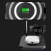 Беспроводная зарядка Zens 4-in-1 Magnetic + Watch Aluminium Wireless Charger (Black)