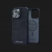 Чехол Elements Njord Salmon Leather MagSafe для iPhone 14 Pro (Black)