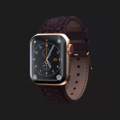 Ремінець Elements Njord Salmon Leather Strap для Apple Watch 42/44/45/49mm (Rust) (SL14123) в Берегові