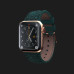 Ремешок Elements Njord Salmon Leather Strap для Apple Watch 42/44/45/49mm (Dark Green) (SL14122)