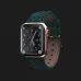 Ремешок Elements Njord Salmon Leather Strap для Apple Watch 49/46/45/44mm (Dark Green) (SL14122)