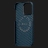 Чехол Pitaka MagEZ 3 Case для iPhone 14 Pro Max (Black/Blue Twill)
