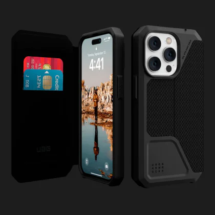Чехол UAG Metropolis Series для iPhone 14 Pro (Black) в Хусті