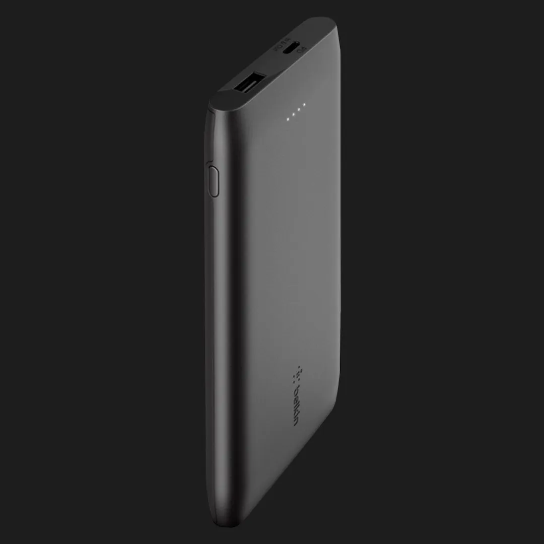 Портативный аккумулятор Power Bank Belkin 10000mAh, 18W, USB-A, USB-C (Black)