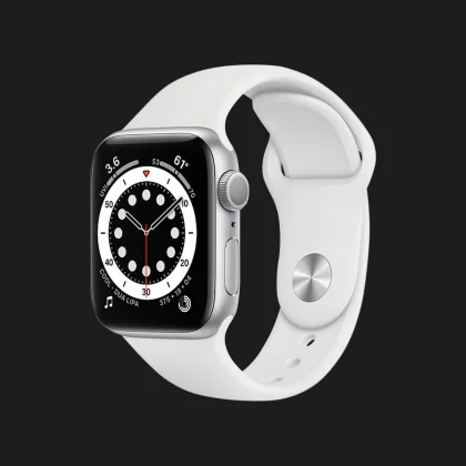 б/у Apple Watch SE, 40мм, Silver with White Sport Band (MYDM2) в Вінниці