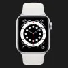 б/у Apple Watch SE, 40мм, Silver with White Sport Band (MYDM2)