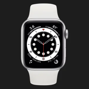 б/у Apple Watch SE, 40мм, Silver with White Sport Band (MYDM2) (Как Новый)