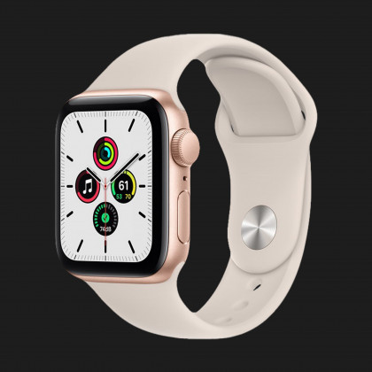 Apple Watch Series SE 40mm Gold with Starlight Sport Band (MKQ03) Кременчуці