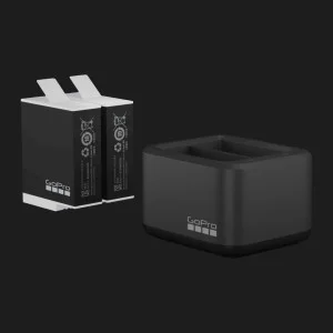 Подвійний зарядний пристрій GoPro Dual Battery Charger + Акумулятор Enduro 2 шт для Hero11/10/9 (ADDBD-211-EU) в Бердичеві