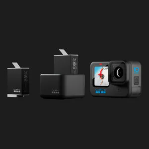 Подвійний зарядний пристрій GoPro Dual Battery Charger + Акумулятор Enduro 2 шт для Hero11/10/9 (ADDBD-211-EU) в Бердичеві
