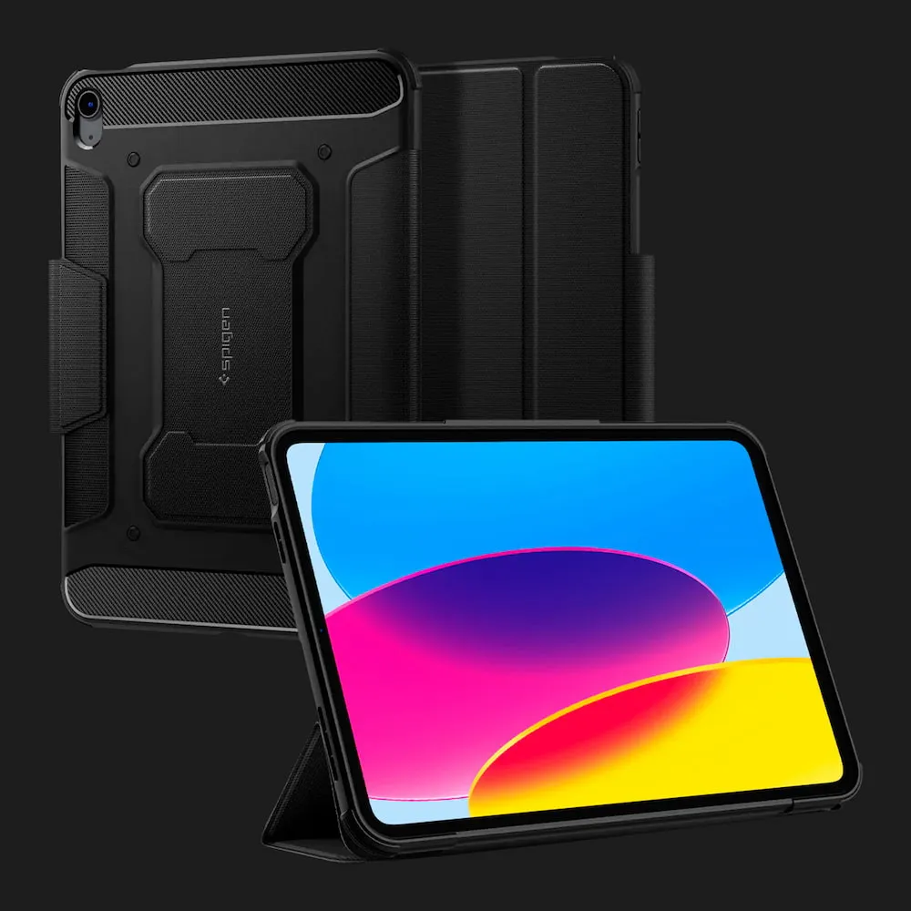 Чехол Spigen Rugged Armor Pro для iPad 10.9 (2022)/iPad 11 (2025) (Black)