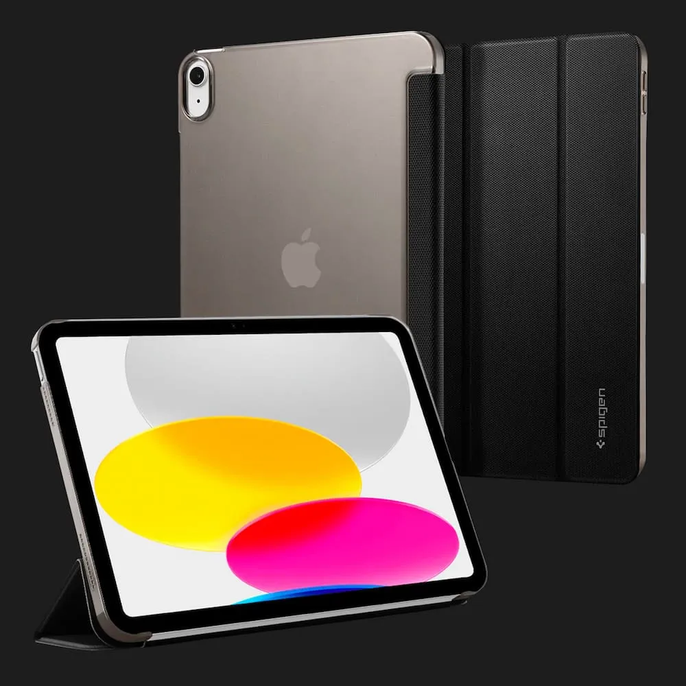 Чехол Spigen Liquid Air Folio для iPad iPad 10.9 (2022)/iPad 11 (2025) (Black)