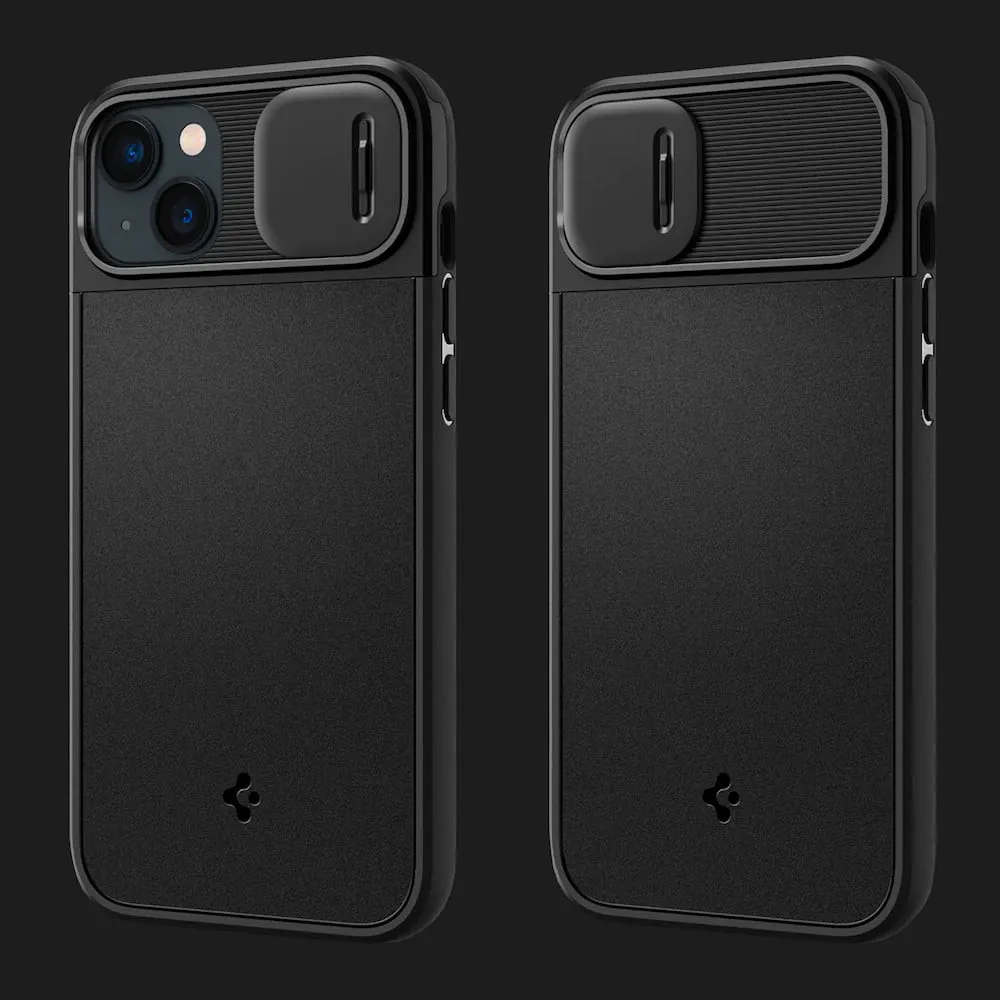 Чохол Spigen Optik Armor MagSafe для iPhone 14 (Black)