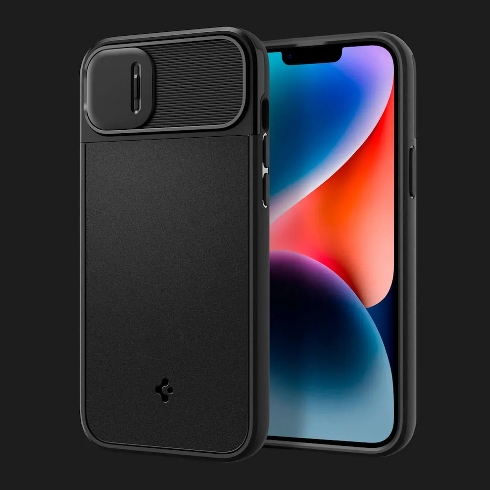 Чохол Spigen Optik Armor MagSafe для iPhone 14 (Black)