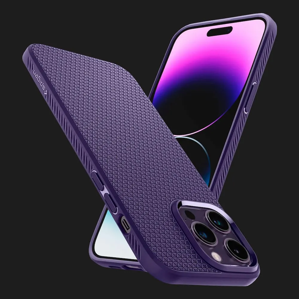Чохол Spigen Liquid Air для iPhone 14 Pro (Deep Purple)
