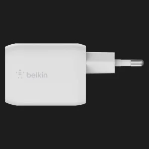 Зарядное устройство Belkin 65W GAN PD PPS Dual USB-С - USB-С 2m (White) в Луцке