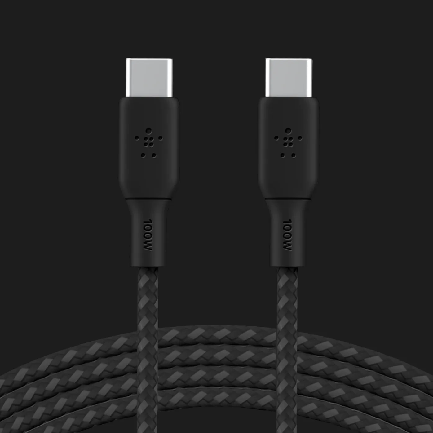 Кабель Belkin Braided USB-C 100W 3m (Black)