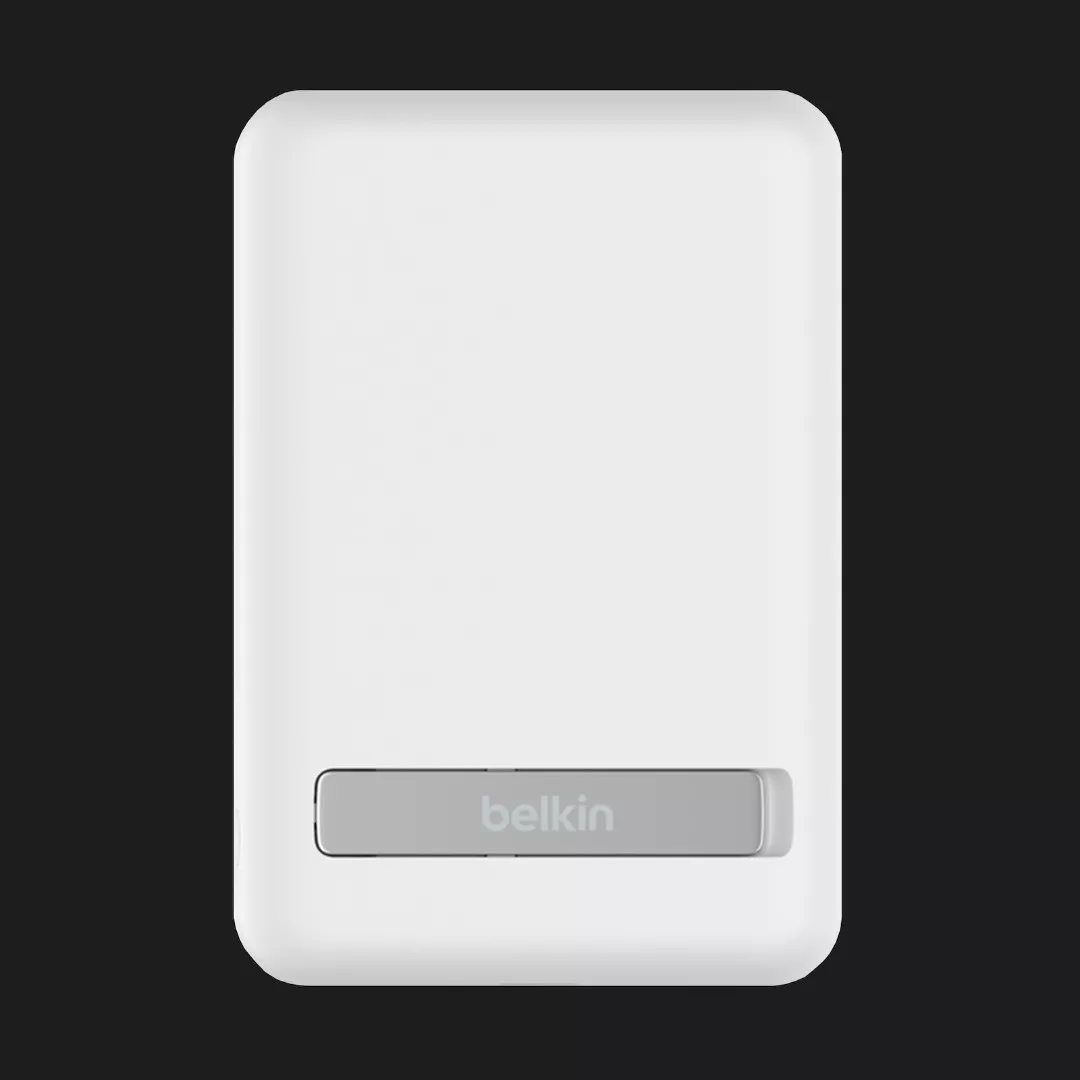 Безпровідний повербанк Power Bank Belkin MagSafe Wireless with Stand (5000mAh) (White)