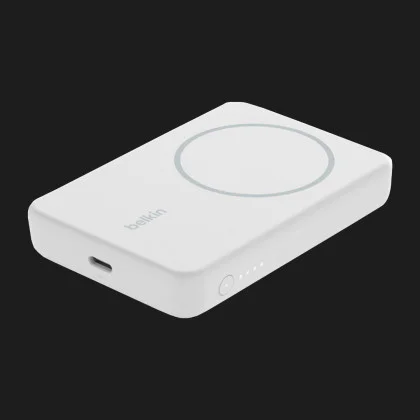 Беспроводной павербанк Power Bank Belkin MagSafe Wireless with Stand (5000mAh) (White) в Виноградове