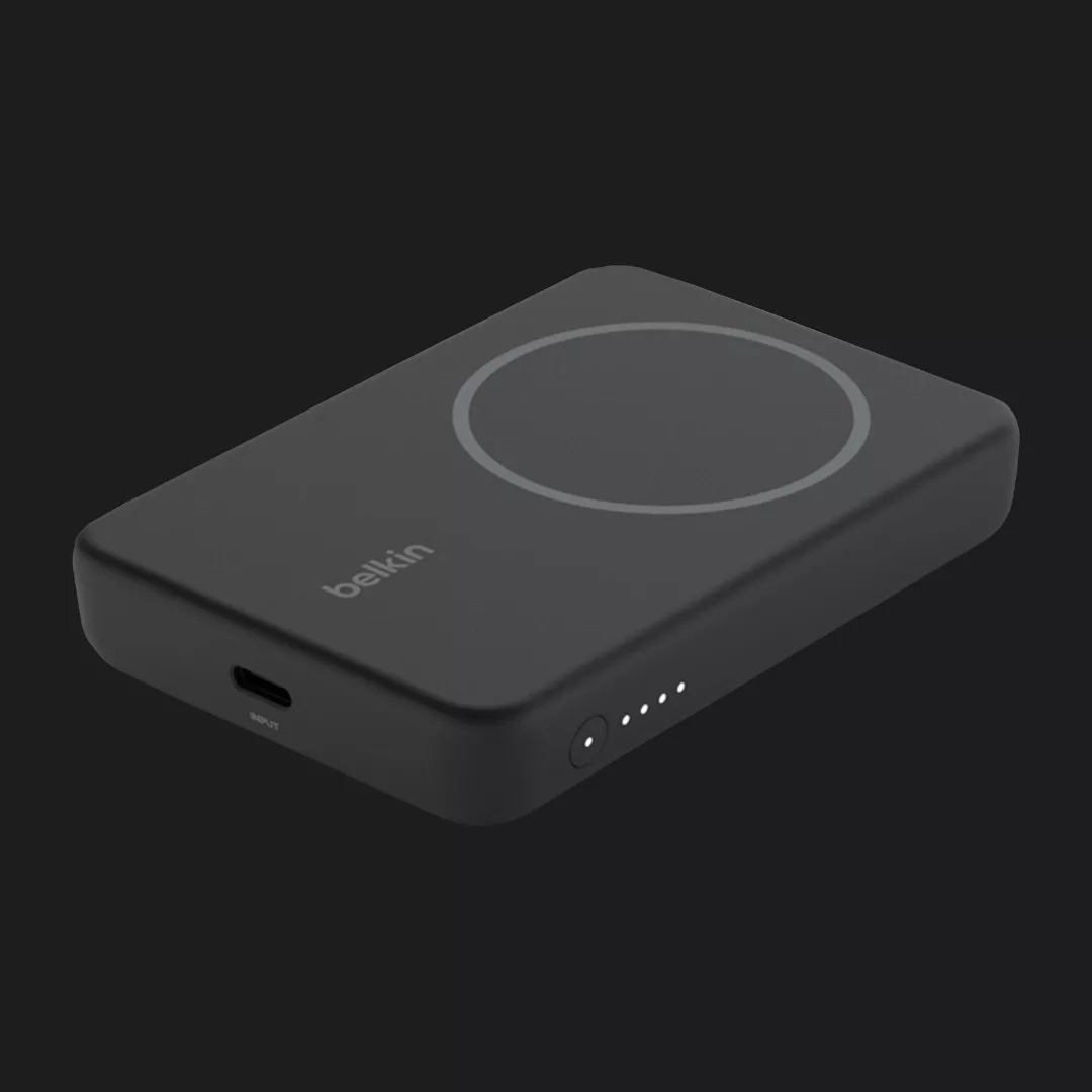 Безпровідний повербанк Power Bank Belkin MagSafe Wireless with Stand (5000mAh) (Black)
