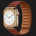 Оригінальний ремінець для Apple Watch 38/40/41 mm Leather Link (Umber) (MP813)