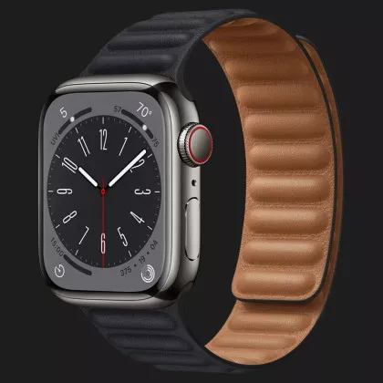 Оригинальный ремешок для Apple Watch 38/40/41/42 mm Leather Link (Midnight) (ML7R3) в Новом Роздоле