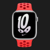 Оригінальний ремінець для Apple Watch 42/44/45/49 mm Nike Sport Band (Bright Crimson/Gym Red) (MPHA3)