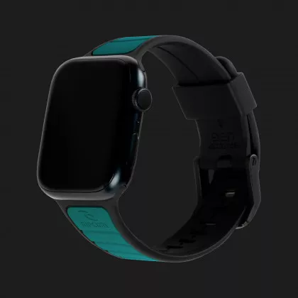 Ремінець UAG Torquay для Apple Watch 42/44/45/49mm (Black/Turquoise) у Запоріжжі