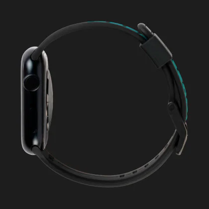 Ремінець UAG Torquay для Apple Watch 44/45/46/49mm (Black/Turquoise) в Шептицькому