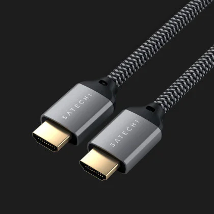 Satechi 8K HDMI Ultra High Speed Cable Space Gray (ST-8KHC2MM) в Ровно