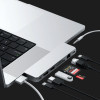Satechi Aluminum USB-C Pro Hub Max Adapter (ST-UCPHMXS) (Silver)