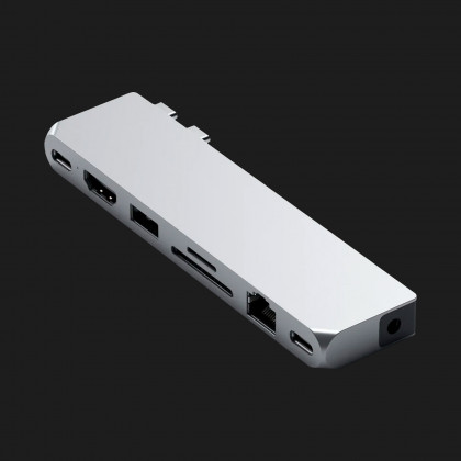 Satechi Aluminum USB-C Pro Hub Max Adapter (ST-UCPHMXS) (Silver) Калуше