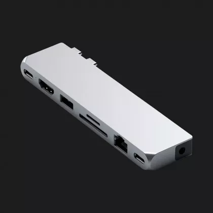 Satechi Aluminum USB-C Pro Hub Max Adapter (ST-UCPHMXS) (Silver) в Берегово