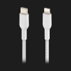 Кабель Belkin Braided USB-С to Lightning 1m (White)