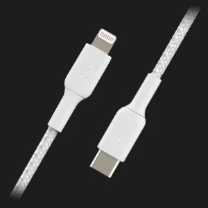 Кабель Belkin Braided USB-С to Lightning 2m (White) в Луцке