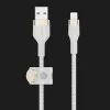 Кабель Belkin Braided Silicone Lightning 1m (White)