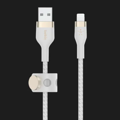 Кабель Belkin Braided Silicone Lightning 1m (White)
